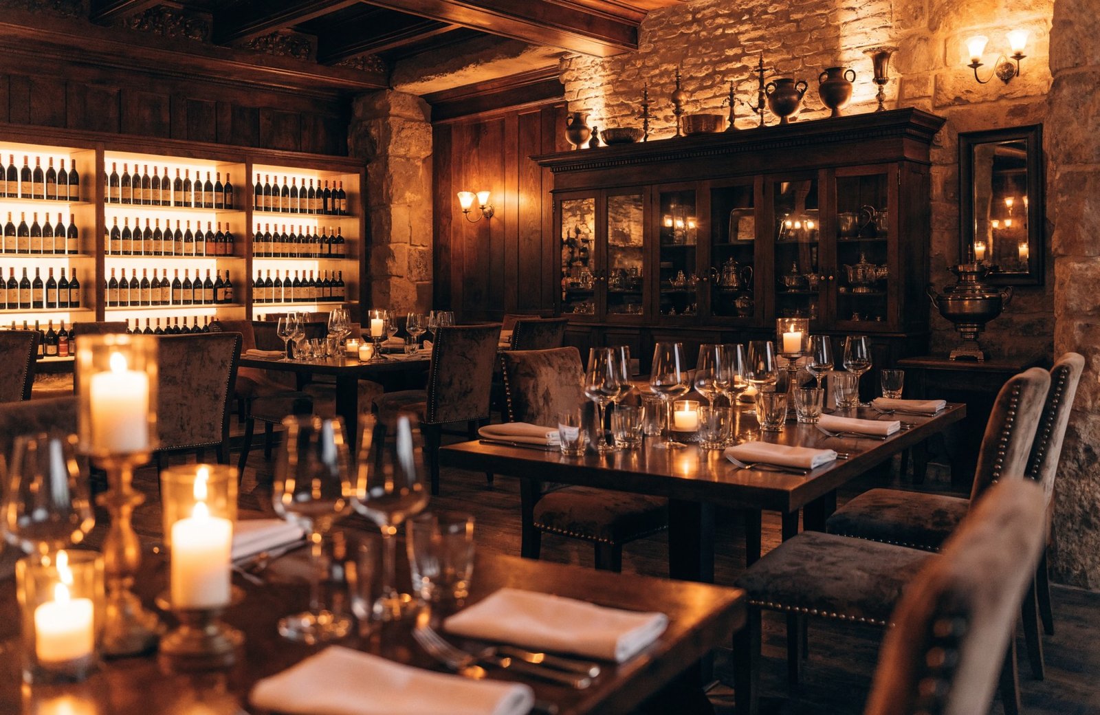 Stimmungsvolles Interieur des Madloba Restaurants